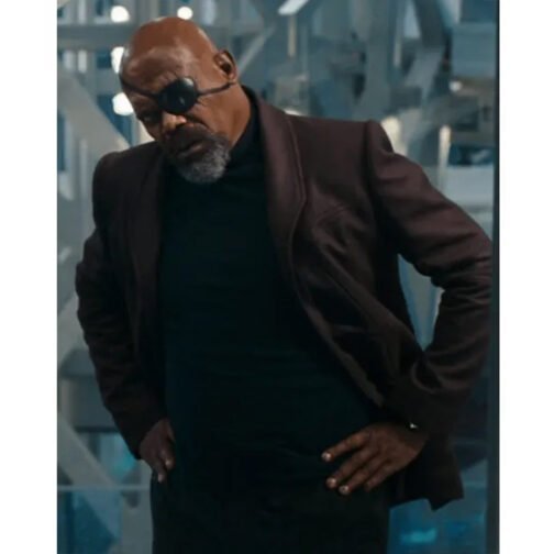 The Marvels Samuel L. Jackson Coat