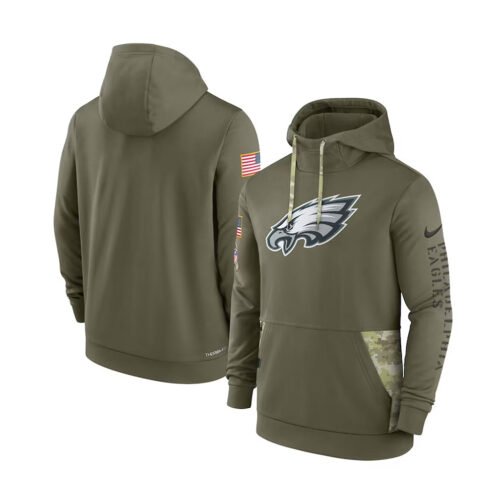 Nick Sirianni Philadelphia Eagles Olive Hoodie - Image 9