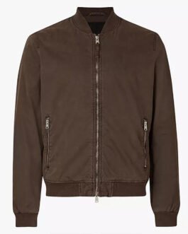 Wilmer Valderrama NCIS Bomber Brown Jacket