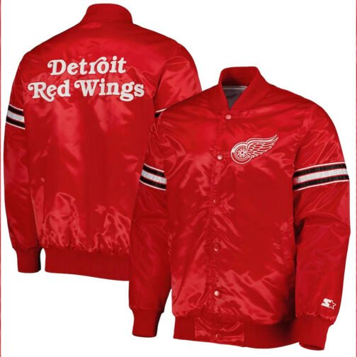 Nicklas Lidstrom Detroit Red Wings Jacket - Image 4