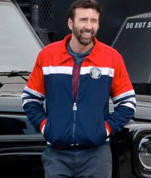 Nicolas Cage The Unbearable Weight of Massive Talent Bomber Jacket