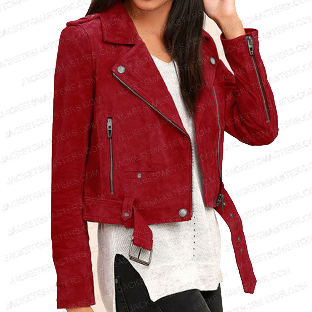 High School Musical Olivia Rodrigo Red Jacket - Image 4
