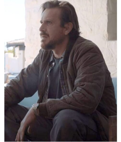 Jason Segel Windfall Brown Bomber Jacket - Image 6