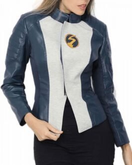 Nora Allen The Flash Leather Jacket