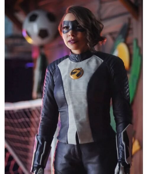Nora Allen The Flash Leather Jacket - Image 9