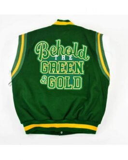 Motto 2.0 Norfolk State University Varsity Green Jacket