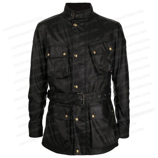 Motorcycle Norman Reedus Black Cotton Jacket - Image 4