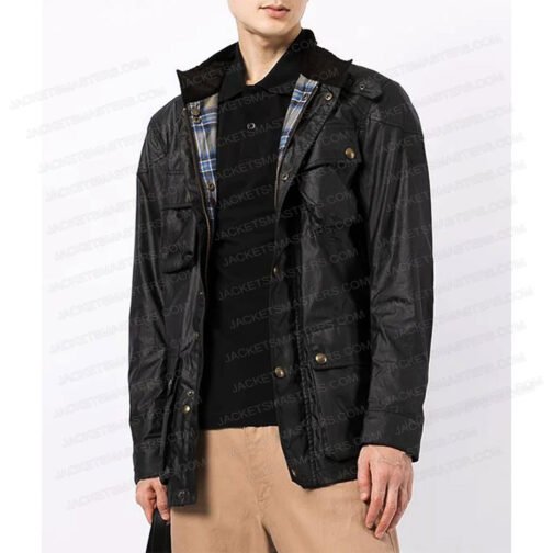 Motorcycle Norman Reedus Black Cotton Jacket - Image 5