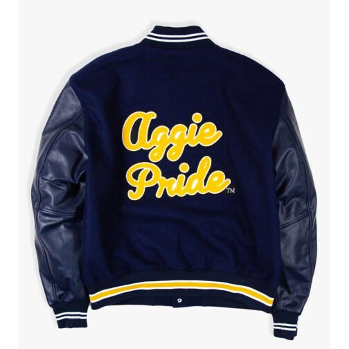 North Carolina A&T Motto 3.0 Aggie Pride Varsity Jacket - Image 2