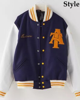 North Carolina A&T State University Aggie Pride Blue Varsity Jacket