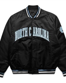 North Carolina Bomber Black Jacket