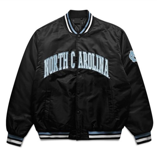 North Carolina Bomber Black Jacket