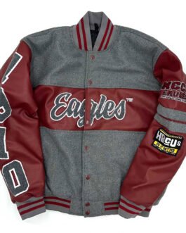 North Carolina Central Eagles Ole Skool Letterman Jacket