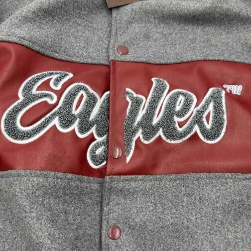 North Carolina Central Eagles Ole Skool Letterman Jacket - Image 5