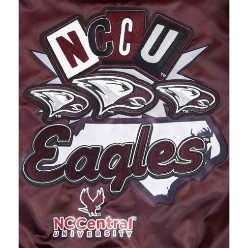 North Carolina Central University Homecoming Rib Satin Jacket - Image 5