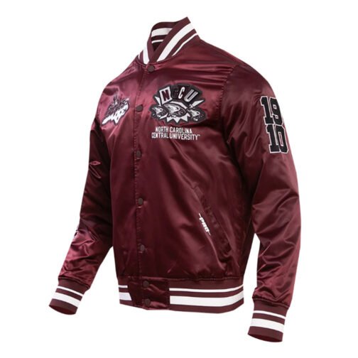 North Carolina Central University Homecoming Rib Satin Jacket - Image 3