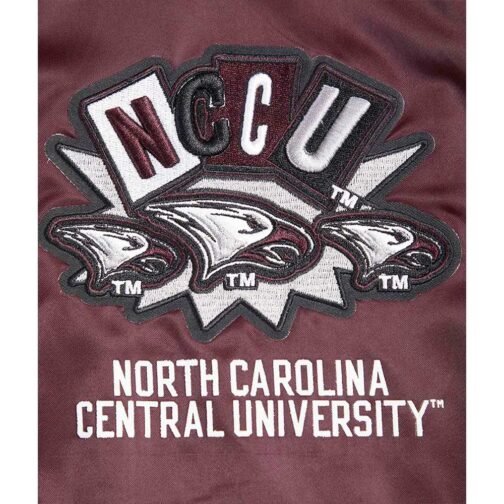 North Carolina Central University Homecoming Rib Satin Jacket - Image 7