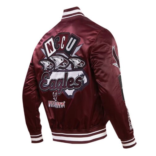 North Carolina Central University Homecoming Rib Satin Jacket - Image 4