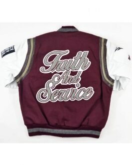 North Carolina Central University Motto 2.0 Letterman Purple Jacket