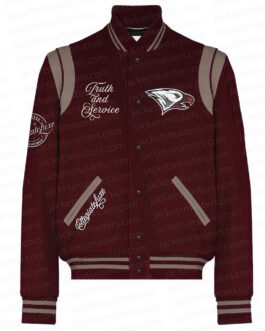 NCCU Maroon Varsity Wool Jacket