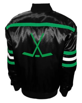 North Dakota 2nd Era Black Satin Jacket