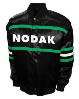 North Dakota 2nd Era Black Satin Jacket