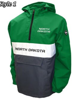 North Dakota Alpha Anorak Quarter-Zip Jacket