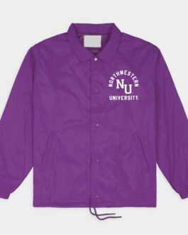 Northwestern Wildcats Football Retro Coaches Jacket