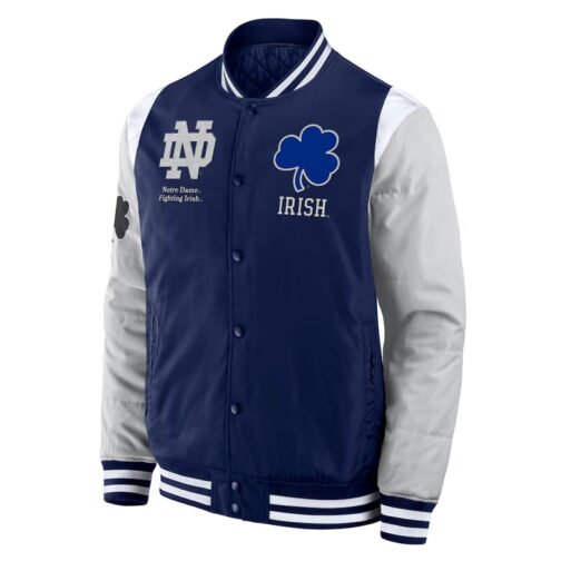 Elements Elite Notre Dame Fighting Irish Navy Jacket