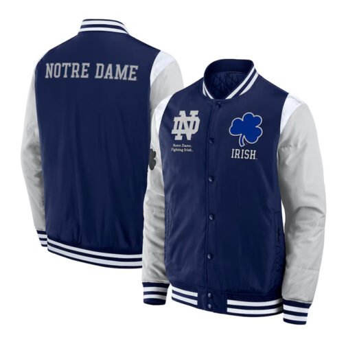 Elements Elite Notre Dame Fighting Irish Navy Jacket - Image 3
