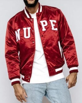 Nupe Varsity Satin Jacket
