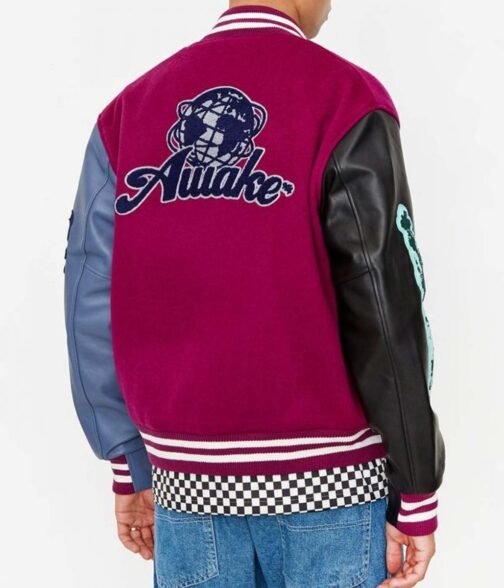 NY Awake Chenille Letterman Jacket - Image 11