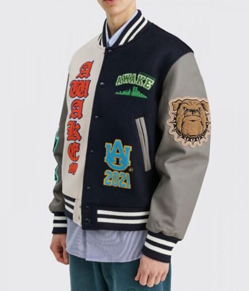 NY Awake Chenille Letterman Jacket - Image 14