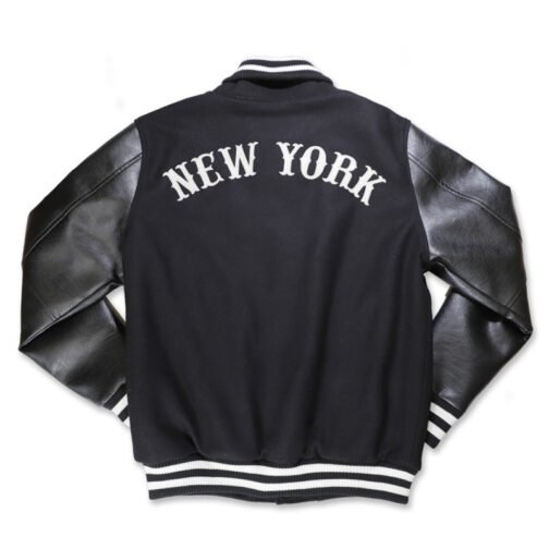 NY Black Yankees Varsity Jacket - Image 2