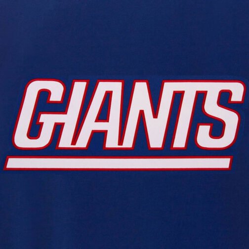 NY Giants Varsity Royal and White Jacket - Image 3