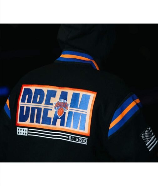 NY Knicks Black History Collection Flight Dream Jacket - Image 6