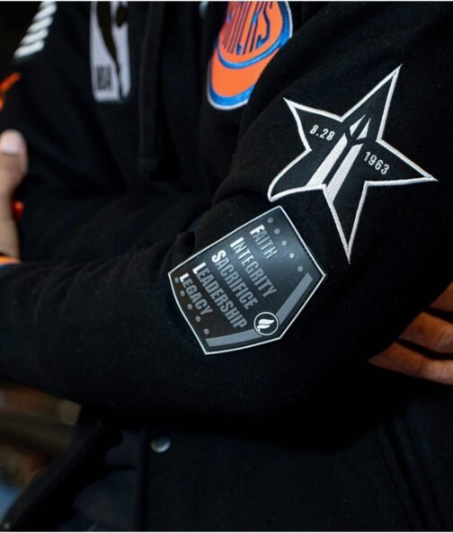 NY Knicks Black History Collection Flight Dream Jacket - Image 7