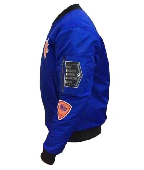 NY Knicks Black History Collection Flight Jacket - Image 5