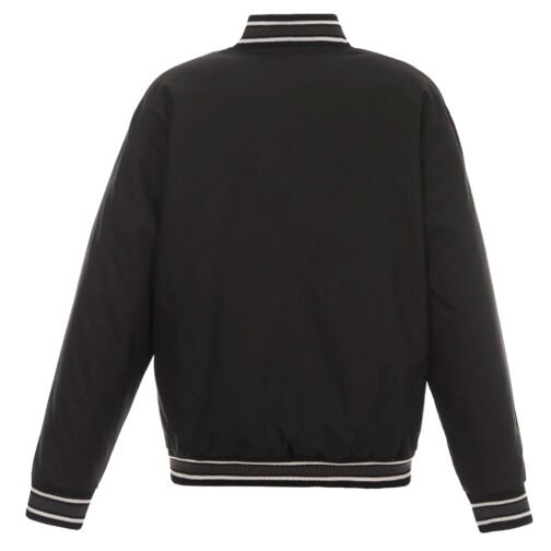 NY Knicks Black Poly Twill Jacket - Image 2