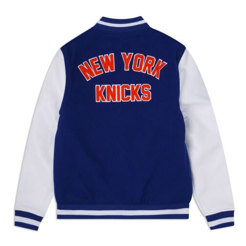 NY Knicks Eastern Conference Varsity Jacket - Image 2