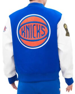 NY Knicks Home Town Varsity Jacket