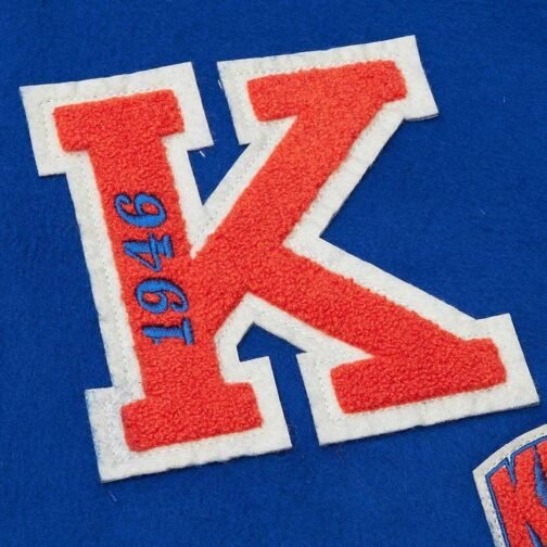 NY Knicks Team Legacy Varsity Jacket - Image 4