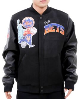 NY Mets Home Town Varsity Jacket