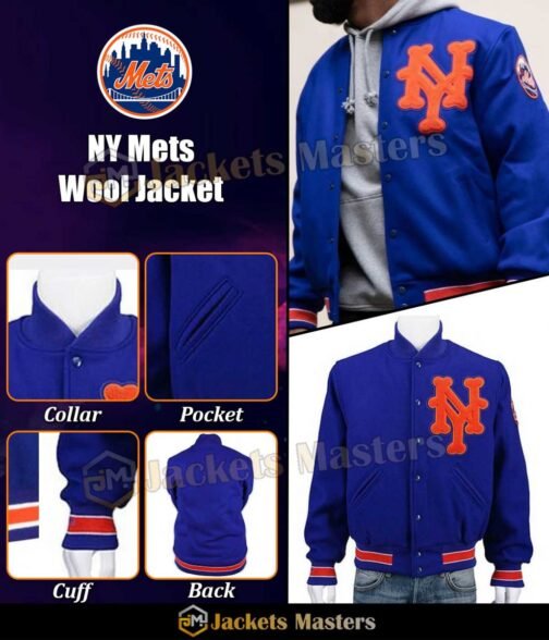 Mets NY Wool Jacket - Image 11