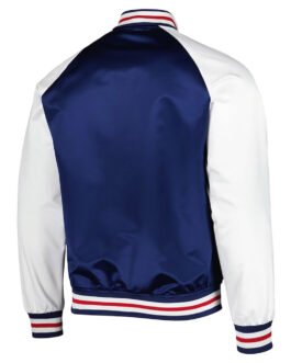 NY Rangers Primetime Blue and White Jacket