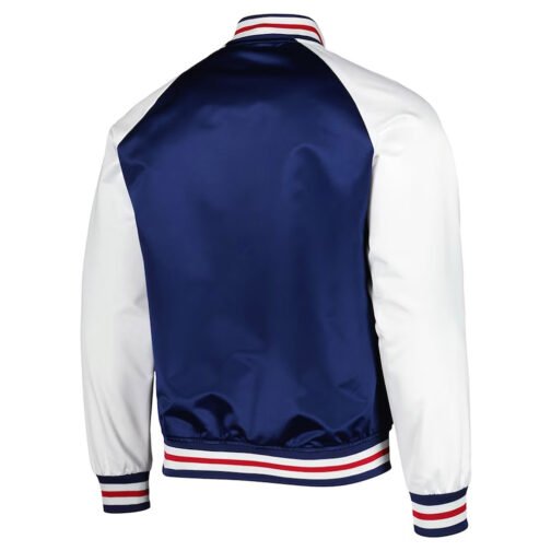 NY Rangers Primetime Blue and White Jacket - Image 2