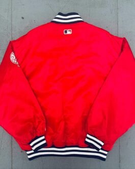 NY Yankees 1990’s Spellout Red Bomber Jacket