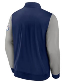 NY Yankees Iconic Record Holder Varsity Navy/Gray Jacket