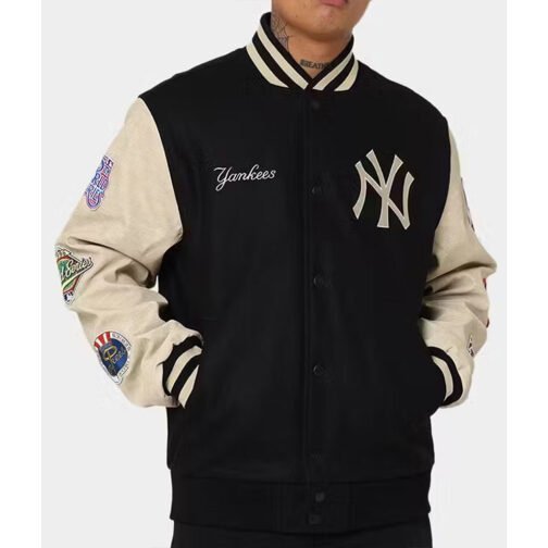 NY Yankees World Series Varsity Jacket - Image 3