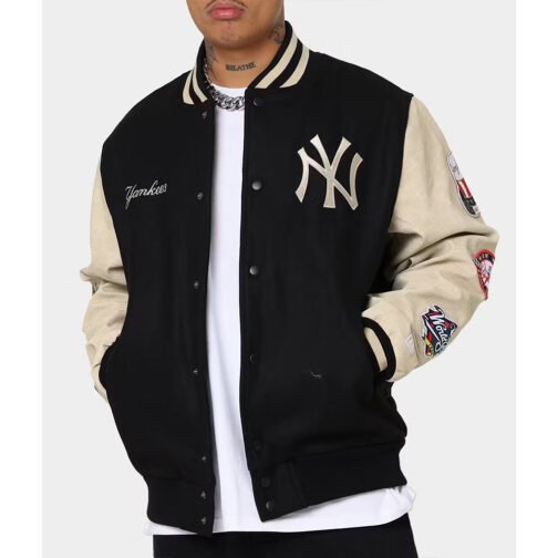NY Yankees World Series Varsity Jacket - Image 4